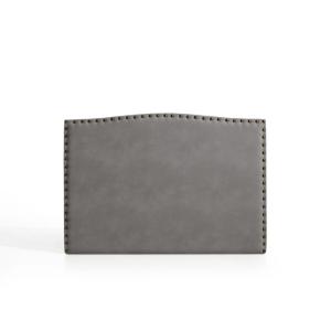 Cabecero ambar para cama de 160 de tela gris 165x115x8