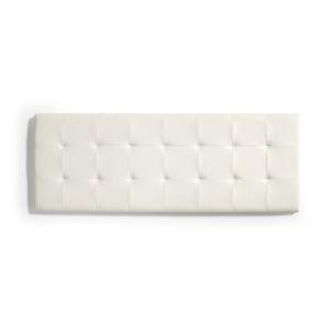 Cabecero de cama 100 capitone cuadros polipiel blanco 112x5…