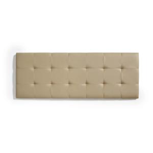 Cabecero de cama 100 capitone cuadros polipiel camel claro…