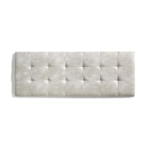 Cabecero de cama 100 capitone cuadros tela antimancha blanc…