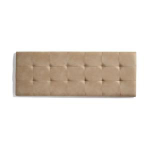 Cabecero de cama 80 capitone cuadros tela antimanchas camel…