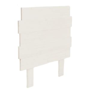 Cabecero de cama de madera de pino 150 cm en color blanco