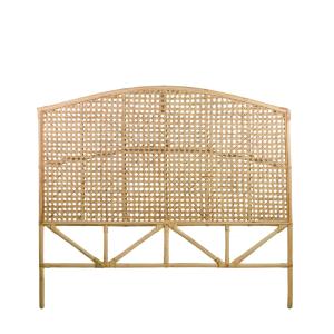 Cabecero de cama ratán beige anch. 160 cm