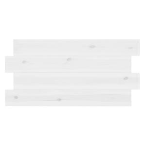 Cabecero de madera maciza en tono blanco de 120x60cm