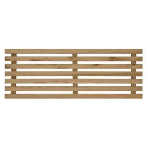 Cabecero de madera maciza en tono envejecido de 100x73cm