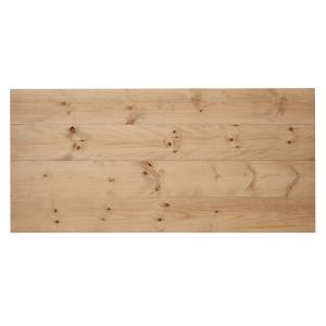 Cabecero de madera maciza en tono medio de 140x80cm
