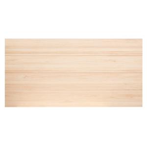 Cabecero de madera maciza en tono natural de 105x80cm