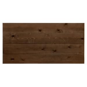 Cabecero de madera maciza en tono nogal de 80x60cm