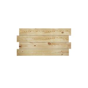 Cabecero de madera maciza en tono olivo de 140x80cm