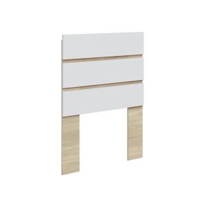 Cabecero de melamina en roble y blanco juvenil 126 x 100 x…