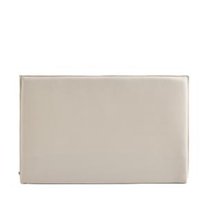 Cabecero de tela de chenilla l170 cm - beige