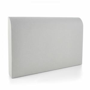Cabecero de tela gris claro 160 cm