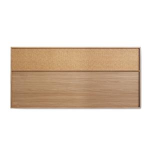 Cabecero doble de melamina natural 170x80 cm