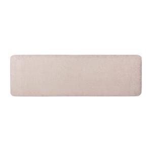 Cabecero doble de tela beige 166x53 cm