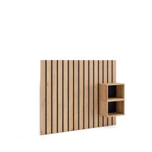 Cabecero efecto madera roble 133x3x107cm
