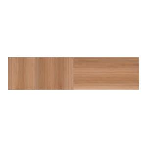 Cabecero para cama de 135cm efecto vallado roble 67x225x3 cm