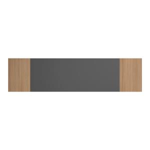 Cabecero para cama de 150cm grafito-vallado roble 67x240x3…