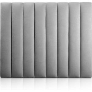 Cabecero tapizado antracita nórdico – cama 105 cm – 115x120…