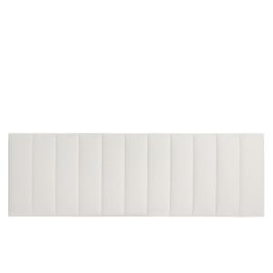 Cabecero tapizado beige 165 x 55 cm