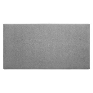 Cabecero tapizado de poliester liso en color gris de 135x80…