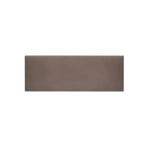 Cabecero tapizado de poliéster liso en color marrón 135x60c…