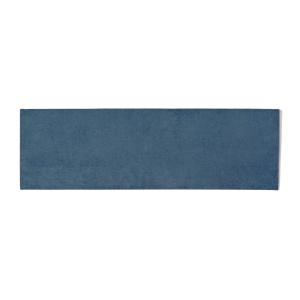 Cabecero tapizado de tejido azul 160 x 50 cm