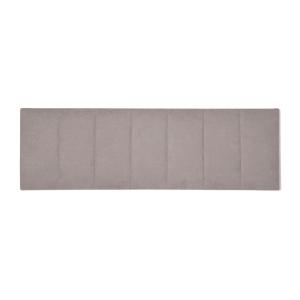 Cabecero tapizado de tejido gris 166 x 53 cm