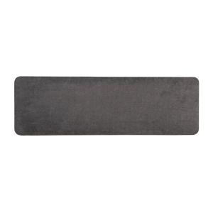 Cabecero tapizado de tejido gris oscuro 166 x 53 cm