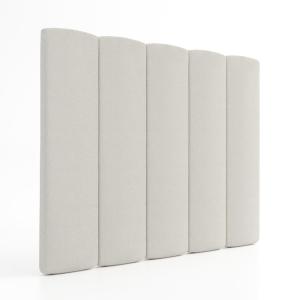 Cabecero tapizado gris 150 cm – diseño moderno