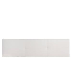 Cabecero tapizado gris 197 x 52 cm