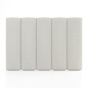 Cabecero tapizado gris 200 cm – diseño moderno