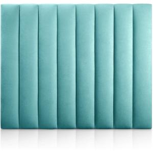 Cabecero tapizado turquesa  nórdico  cama de 200 cm – 210x1…