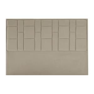 Cabecero terciopelo topo 140 x 200 cm, 140 x 190 cm