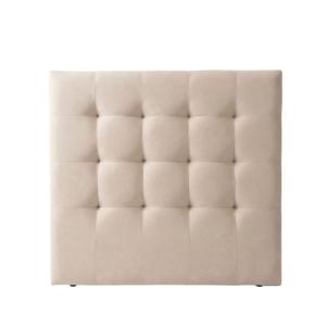 Cabezal tapizado aglomerado beige 90/105cm