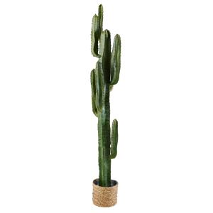 Cactus artificial de exterior en maceta