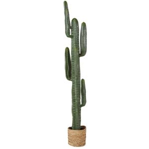 Cactus artificial de exterior en maceta