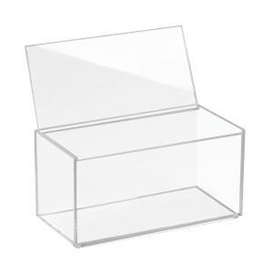 Caja de almacenaje con tapa grande transparente
