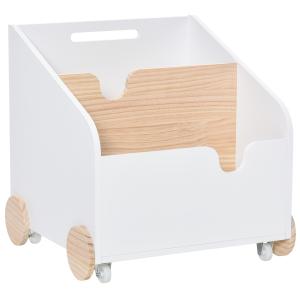 Caja de almacenaje de juguetes 40x43x43 cm blanco