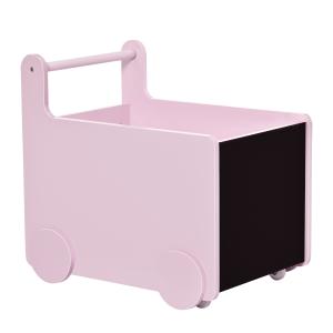 Caja de almacenaje de juguetes 47 x 35 x 45.5 cm color rosa