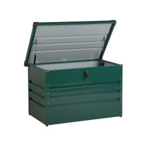 Caja de almacenamiento 100 x 62 cm verde oscuro