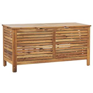 Caja de almacenamiento 130 x 64 cm madera clara