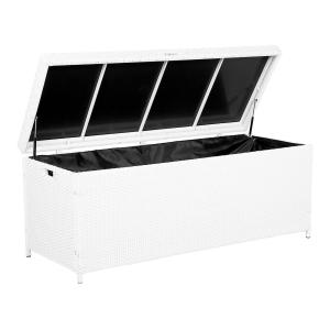 Caja de almacenamiento 158 x 63 cm blanco