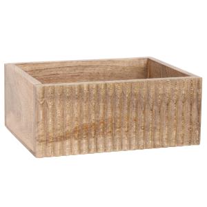 Caja de almacenamiento de madera de mango