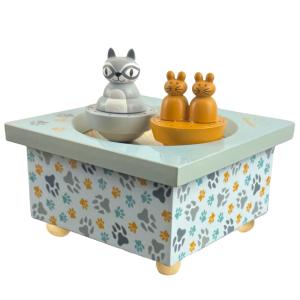 Caja de música mapache