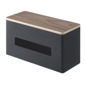 Caja de pañuelos de doble cara l26 cm - negro