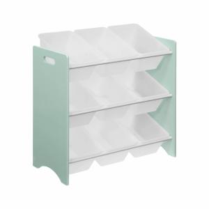 Caja infantil para juguetes , verde celadón