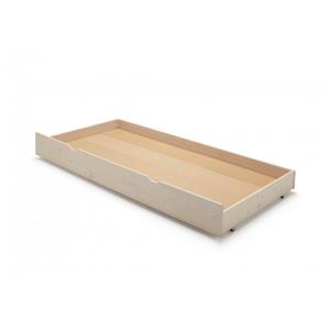 Cajón almacenaje madera blanco lavado 21 x 190 x 95,5 cm