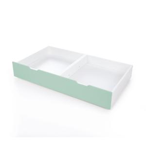 Cajón para cama montessori de 90x200 cm verde-menta