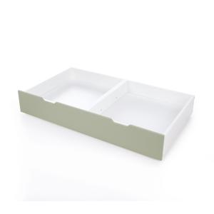 Cajón para cama montessori de 90x200 cm verde-oliva