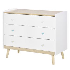 Cajonera infantil blanco 90 x 40 x 75.2 cm